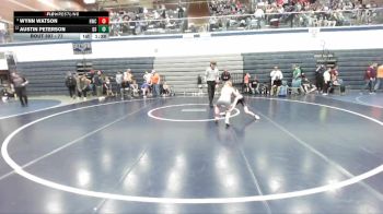 77 lbs Champ. Round 2 - Wynn Watson, Homedale Wrestling Club vs Austin Peterson, Declo Stingers