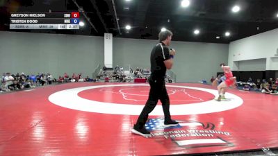 157 lbs Greyson Nielson, South Dakota Red vs Tristen Dood, Team Michigan - Red