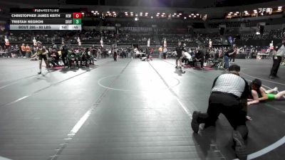 90 lbs Consi Of 8 #1 - Christopher James Keith, New Milford vs Tristan Negron, South Plainfield