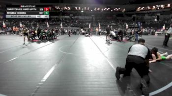 90 lbs Consi Of 8 #1 - Christopher James Keith, New Milford vs Tristan Negron, South Plainfield