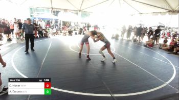 116 lbs Round Of 16 - Celeste Meyer, No Mercy vs AlexAndrea Corona, Outlaws WC