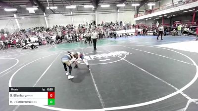 70 lbs Final - Grayson Ellenburg, Martinez School Of Wrestling vs Harmony Lorenzo-DeHerrera, Duran Elite