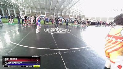 130 lbs Cons. Round 1 - Zion Cozino, MT vs Mason Wagstaff, WY