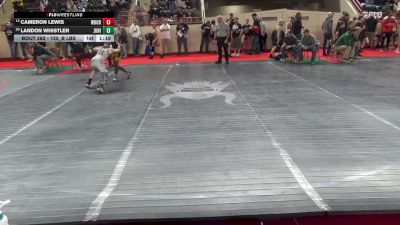 125_B lbs Round Of 32 - Cameron Lewis, Woodland Hills vs Landon Whistler, Juniata