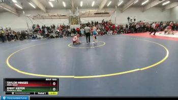 105 lbs Champ. Round 1 - Taylor Minges, Regis Jesuit vs Emmy Kiefer, Riverdale Ridge