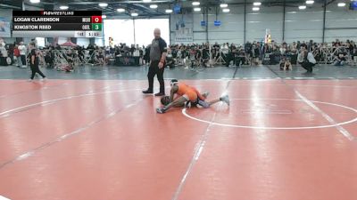 76 lbs Round 5 (3pm Friday) - Logan Clarendon, Mile High vs Kingston Reed, Oklahoma Elite