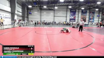 110 lbs Rd# 10- 4:00pm Saturday Final Pool - Aaron McDonald, Nauman Green vs Maxwell Countryman, Terps XPress