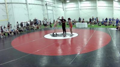 90 lbs Mckenzie Huling, Oklahoma vs Charleigh Little, Illinois