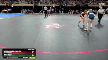 100 lbs Semifinal - Faith Day, Manchester Valley vs Alexandra Conley, Queen Anne`s