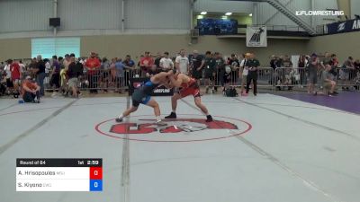 65 kg Round Of 64 - Alex Hrisopoulos, Michigan State vs Scott Kiyono, Cavalier Wrestling Club