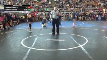 102 lbs 1st Place Match - Avery Gaskalla, Clyde Amateur vs Larkyn Groves, Wilmington Ladies Freestyle Wr