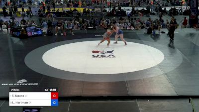 235 lbs Quarters - Sabrina Nauss, MI vs Lorelei Hartman, CA