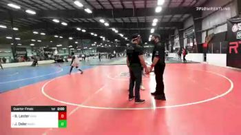 195 lbs Quarterfinal - Booker Lester, MetroWest United vs Justin Osler, MarcAurele Wrestling