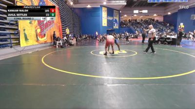 285 lbs Cons. Round 3 - Jahlil Settles, St Georges vs Kanaan Walsh, Lake Highland Preparatory School