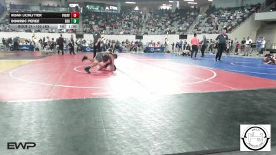 100 lbs Round Of 64 - Noah Licklitter, Perry vs Dominic Perez, Grove