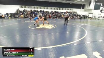 145 lbs Cons. Round 3 - Jules Suarez, Northview vs Catalina Medina, Temescal Canyon