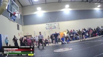 115 lbs Round 1 - Benjamin Staninger, Tech Fall vs Te`Shaun Harris, Ninety Six Wrestling