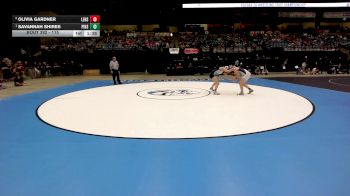 115 lbs 1st Place Match - Savannah Shires, Pittsburg HS vs Olivia Gardner, Leavenworth HS