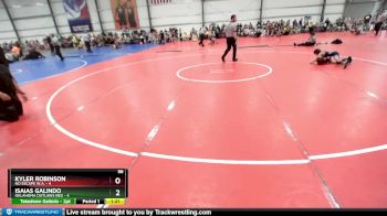 56 lbs Rd# 3 12:00pm Friday - Isaias Galindo, Oklahoma Outlaws Red vs Kyler Robinson, No Escape W.A.