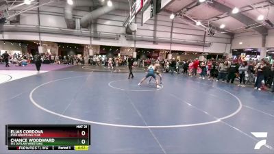 126 lbs Cons. Round 2 - Elias Cordova, Ryse Wrestling Club vs Chance Woodward, 512 Outlaw Wrestling