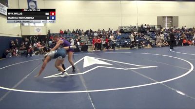 160 lbs Cons. Round 1 - Marina Hernandez, Vanguard vs Mya Willis, Missouri Valley