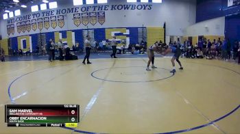 132 Blue Semifinal - Sam Marvel, Wellington Community Hs vs Obby Encarnacion, South Dade