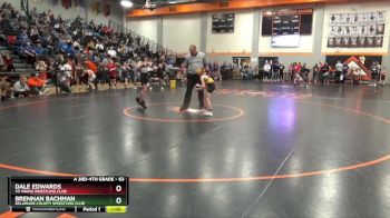 63 lbs 5th Place Match - Brennan Bachman, Delaware County Wrestling Club vs Dale Edwards, VS Viking Wrestling Club