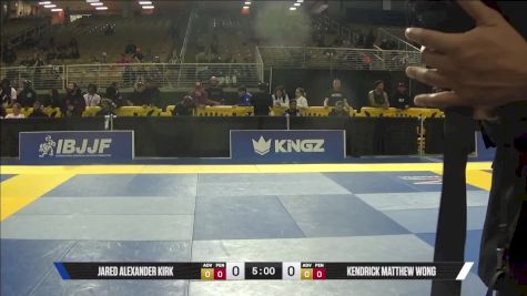 Kendrick Matthew Wong vs Jared Alexander Kirk 2025 Pan Jiu Jitsu IBJJF Championship
