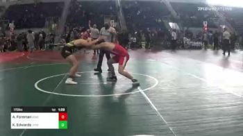 170 lbs Round Of 16 - Abram Foreman, Askeo vs Kristian Edwards, Threshold WC