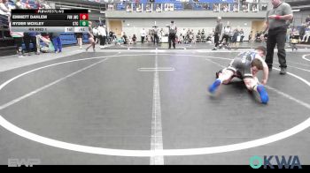 90-100 lbs Rr Rnd 1 - Emmett Dahlem, Jacket Wrestling Club vs Ryder Moxley, Chandler Takedown Club