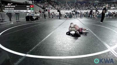 37 lbs Semifinal - Austin Davis, Moodys Wrestling Club vs Gabe Dicus, Raw Wrestling Club