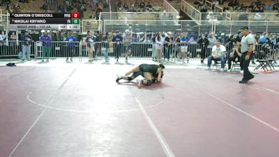 175 2A 7th Place Match - Nikolai Krywko, Parrish High School vs Quinton O`Driscoll, Pinellas Park H.S.