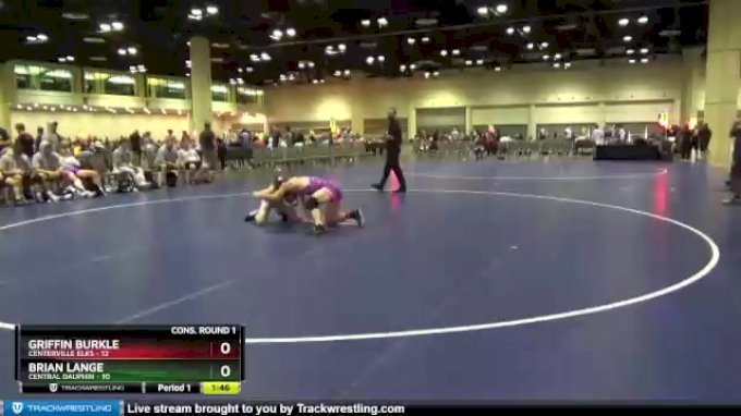 132 lbs Quarters & Wb (16 Team) - Griffin Burkle, Centerville Elks vs ...