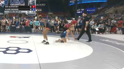 125 lbs Cons. Rd Of 64 - Isis Alston-Bey, Georgia vs Klaire Redwine, Indiana