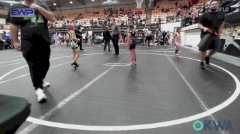 52-57 lbs Rr Rnd 4 - Emilie Lawler, Midwest City Bombers Youth Wrestling Club vs Noah Torres, Standfast OKC