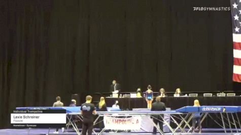 Lexie Schreiner - Individual Trampoline, Flipside - 2021 USA Gymnastics Championships