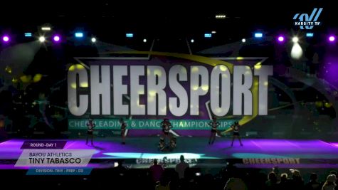 Bayou Athletics - TINY TABASCO [2024 L1.1 Tiny - PREP - D2 Day 1] 2024 CHEERSPORT National All Star Cheerleading Championship