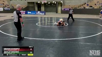 113 lbs Semis (4 Team) - Graham Schwartz, Battle Ground Academy vs Bentley Edwards, Boyd Buchanan