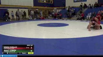 184 lbs Semifinal - Edwin Morales, Bridgewater State vs Bailey O`Brien, Johnson & Wales (RI)