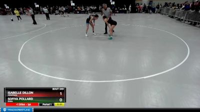 120 lbs Cons. Round 2 - Isabelle Dillon, Montana vs Sofiya Pollard, Iowa
