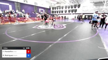 110 lbs Final - Franco Pandolfini, Stray Dawgs vs Ronnie Rodriguez, Red Nose Wrestling School