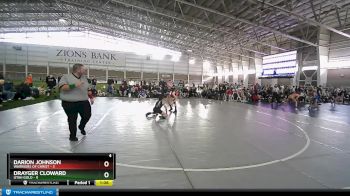 102 lbs Round 2 (4 Team) - Drayger Cloward, Utah Gold vs Darion Johnson, Warriors Of Christ