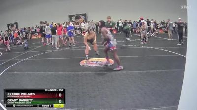 150 lbs Quarterfinal - Zy`erre Williams, Rivertown Wrestling vs Grady Baggett, Gator Wrestling Club