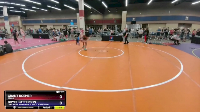 150 lbs Champ. Round 1 - Grant Roemer, Texas vs Boyce Patterson, Lake ...