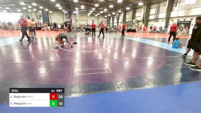 90 lbs Rr Rnd 1 - Jake Baginski, Montville vs Camden Magluilo, Iron Faith Wrestling