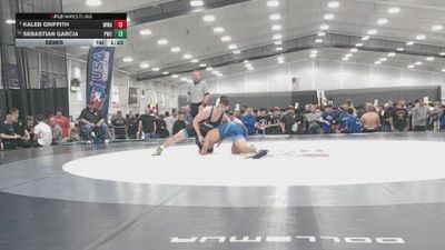 165 lbs Semis - Sebastian Garcia, Peninsula Wrestling Club vs Kaleb Griffith, MWC Wrestling Academy