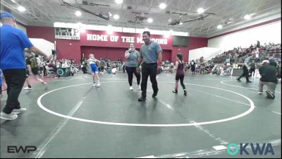 62 lbs Rr Rnd 5 - Kynslee Aguirre, Rough Riders vs Emersyn Edge, Piedmont