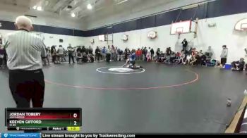 152 lbs Champ. Round 2 - Jordan Tobery, Southridge vs Keeven Gifford, Ki-Be