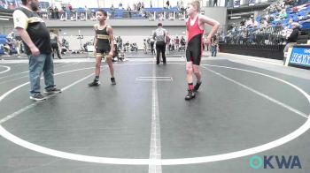 88-92 lbs Rr Rnd 2 - Mason Goeken, Enid Plainsmen vs JZ Osei, OKC Saints Wrestling