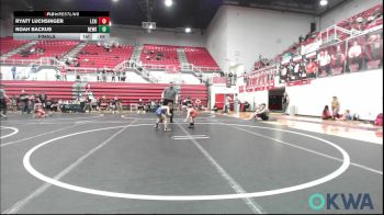 52 lbs Final - Ryatt Luchsinger, Lexington Wrestling Club vs Noah Backus, Newkirk Takedown Club